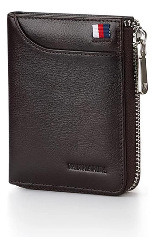 Vannanba Carteras Para Hombre De Cuero Genuino, Cartera DeLG