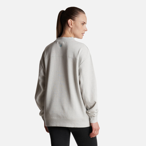 Poleron Mujer Ulmo Mid Point Crewneck Sweatshirt Gris Lippi