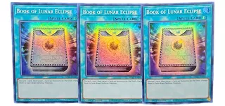 Book Of Lunar Eclipse Set 3 Cartas Yugioh! Inglés Super Rare
