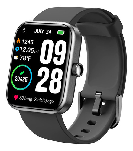 Reloj inteligente Tozo S2 con pantalla HD de 1,69 pulgadas, negro