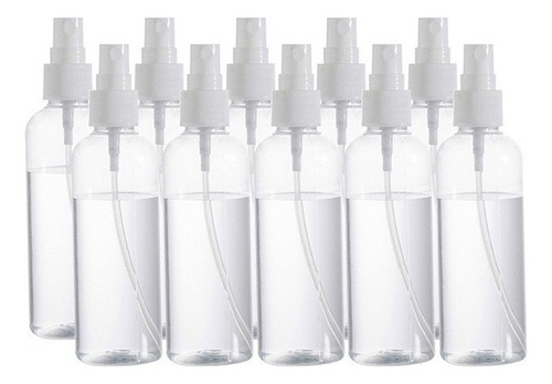 20 Botellas De Spray De Plástico Recargables De 100 Ml.