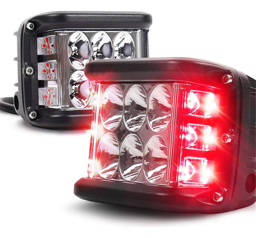 Luz Led De Doble Color Para Coche De 36 W, Ultrabrillante, T