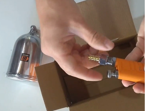 Pistola Para Pintar 400 Ml Lusqtoff 50 Psi Tipo Aerografo
