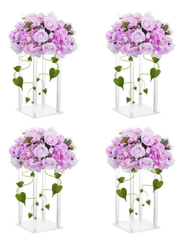 Algasan Soporte De Flores Decorativo De Acrílico Para Centro