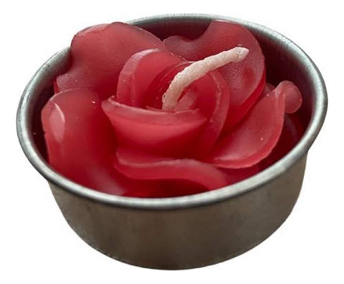 Velas De Color Verde Azulado De Rosa Luces De Té Perfumadas