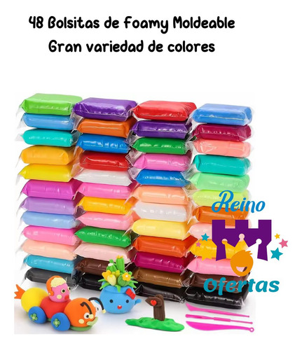 Fjl Foamy Moldeable Mayoreo Foamy Moldeable Didactico 48