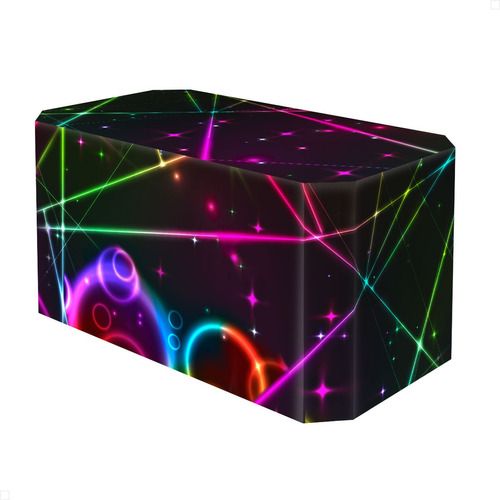 Capa De Mesa Para Festa Sublimado Em Tecido Veste Fácil Cor Toalha De Mesa Neon Msa-11