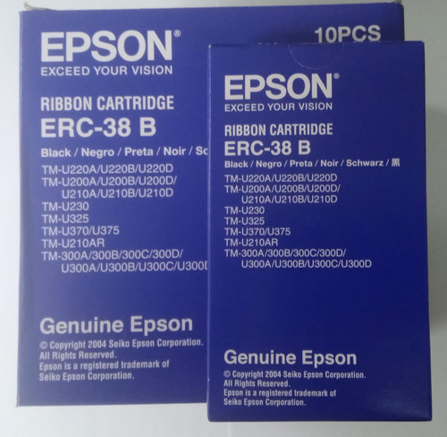Epson Cinta Erc-38b Original Combo De 11 Sgra2011ca