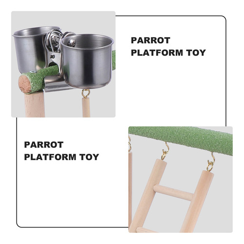 Soporte Para Loros Con Forma De Pájaro, Loro Pequeño