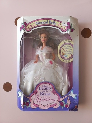 Barbie 1993 Beauty Beast Mattel Noiva Bela Antiga 80 90