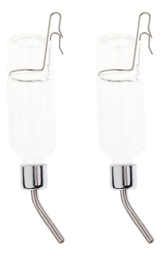2 Piezas Botella Fuente De Agua Hámster Accesorios De