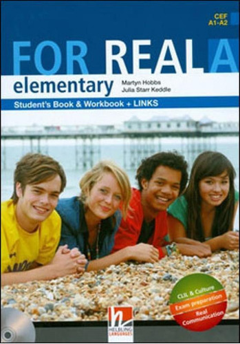 For Real Elementary A - Student's Book And Workbook With Lin, De Keddle, Julia Starr. Editora Helbling ***, Capa Mole, Edição 1ª Edição - 2012 Em Inglês