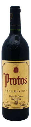 Pack De 2 Vino Tinto Protos Gran Reserva Tinta 15° 750 Ml