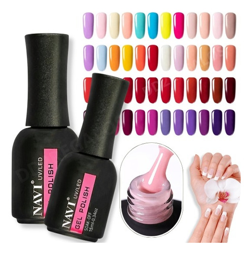 Navi Gel Polish Esmaltes Semipermanent Uv/led 10ml