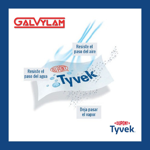 Subcobertura Barrera Hidrofuga 2,74 X 45,72 Tyvek Homewrap