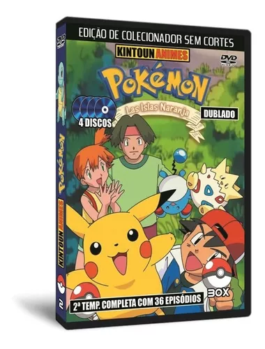 Dvd Pokémon Box Todas As Temporadas Dublado Completo(36dvds) em Promoção na  Americanas