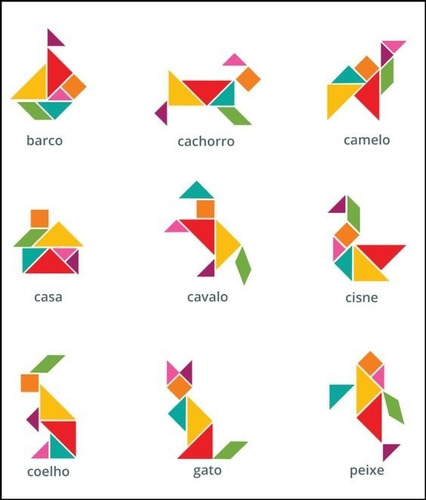 Rompecabezas Montessori De Madera Tangram Para Niños 7 Pzs | Cuotas sin interés Rompecabezas Montessori De Madera Tangram Para Niños 7 Pzs | Cuotas sin interés