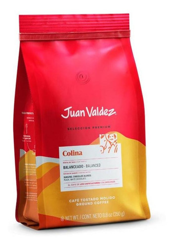Café Moído Colombiano Juan Valdez Colina 250g