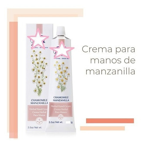 Crema Manzanilla Para Manos