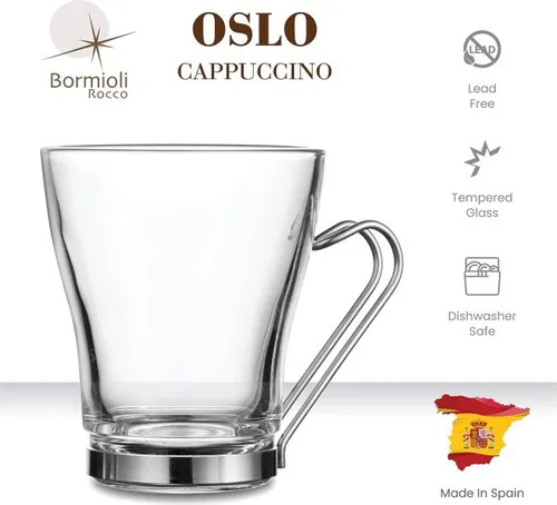 Taza De Café De Vidrio Bormioli Rocco Oslo - Tazas De Café E