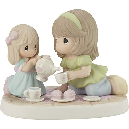 Figurita De Fiesta De Té De Mamá E Hija