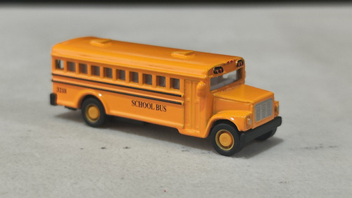 Mini Autobús Escolar 6x2.3x2cms Vehículo De Juguete
