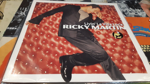 Ricky Martin Livin La Vida Loca Vinilo Maxi France 1999 Joya