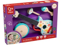 Comprar Juego Set Instrumentos Musicales 4 En 1 Madera Para Niños