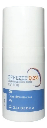 Gel Effezel 0.3% Galderma noche para piel acneica de 30g