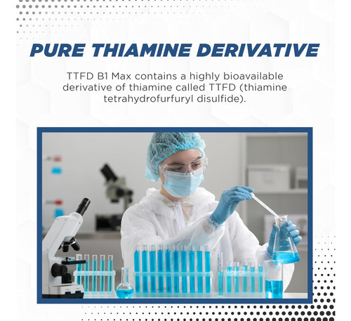 Ttfd - B1 Max - Tiamina Vitamina B1 Ttfd - 100mg - (dissulfe