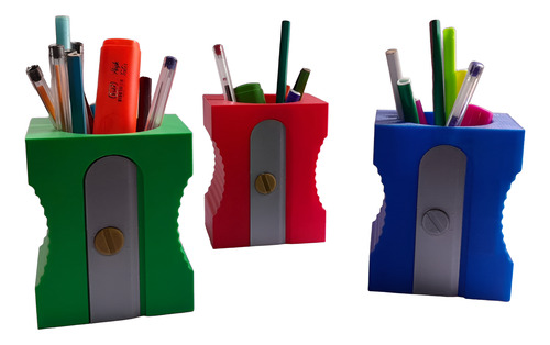 Portalápices Lapicero Con Forma De Sacapuntas