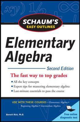 Libro Schaum's Easy Outline Of Elementary Algebra, Second...
