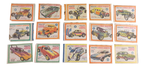 Antigua Colección 53 Figuritas Chicles Ploc Carros Quentes