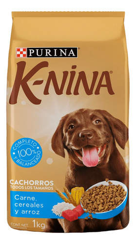 Alimento Perro K Nina Purina Cachorro Carne Arroz Cereal 1kg