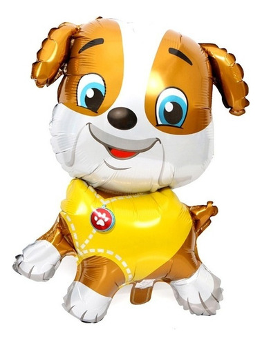 Globo Metalizado 70cm Rubble Paw Patrol