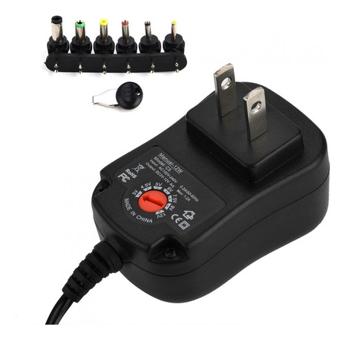 Adaptador De Fuente De Alimentación De Voltaje Ajustable De