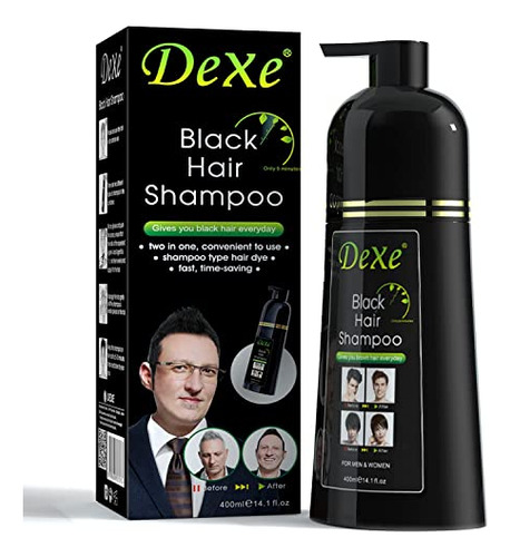Shampoo Para Cabelo Supguder Dexe Instant Black 400ml Dura 3