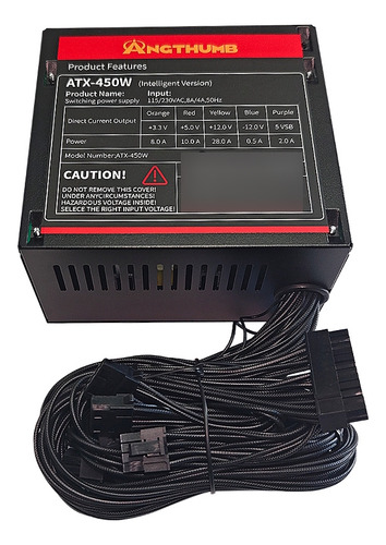 Fonte Atx 450w Real - Angthumb