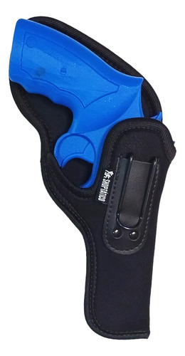 Coldre Neoprene Revólver 38 357 4 Polegadas 6 Tiros Velado