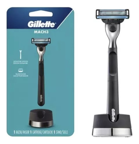 Gillette Mach3 Signature Edition Razor Stand 5pack