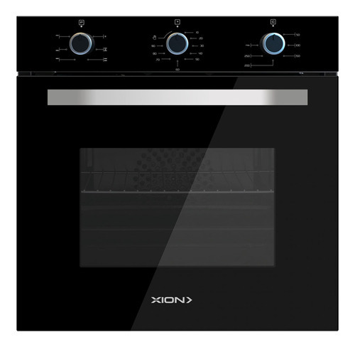 Horno De Empotrar Xion 76 Lts Manual Vidrio Negro