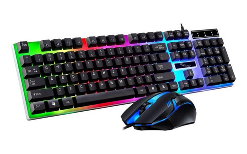 Kit De Ratón, Consola De Juegos Usb Y Teclado Luminous Machi