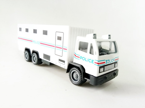 Camion Policia De Presos Coleccion Esc1:50 Metal Megacuisine