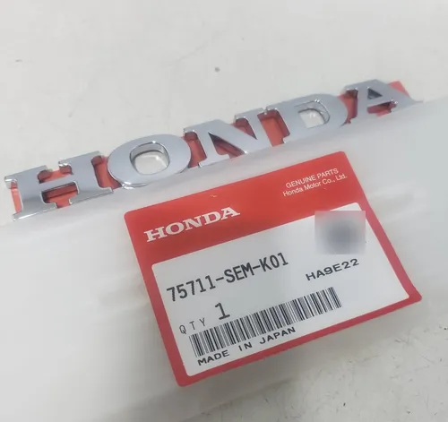 Emblema Traseiro Honda Fit 09 /11 75711semk01 | Frete grátis