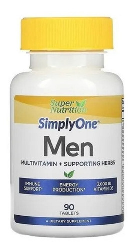 Simplyone Men Multivitamínico Super Nutrition 90 Tabs