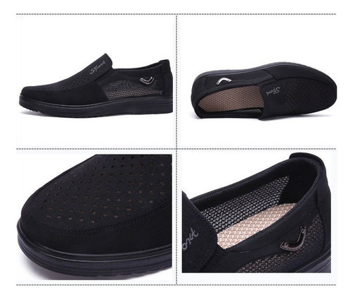 Zapatos Cómodos Informales Malla Con Suela Suave Para Hombre