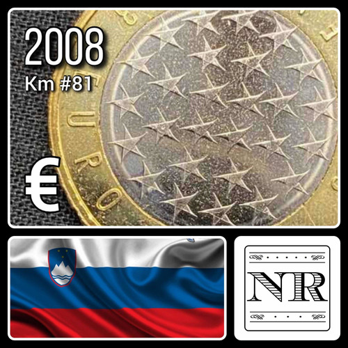 Eslovenia - 3 Euros - Año 2008 - Km #81 - Estrella