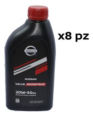 Aceite Nissan 20w50 8lt Para Scenic 2003