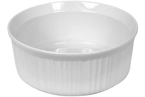 Corningware French Blanco 2-1 / 2-quart - Plato Redondo