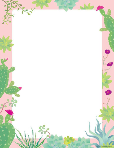Barker Creek Designer Computer Paper 100 Sheet Set, Petals